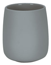 Der Zahnputzbecher ECLIPSE Nebel steht frei vor weißem Hintergrund.