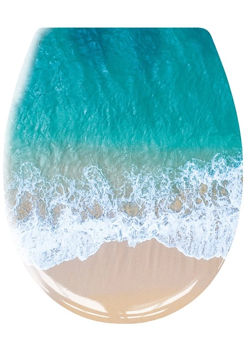 WC-Sitz, Waikiki Multicolor, 37x 45 cm
