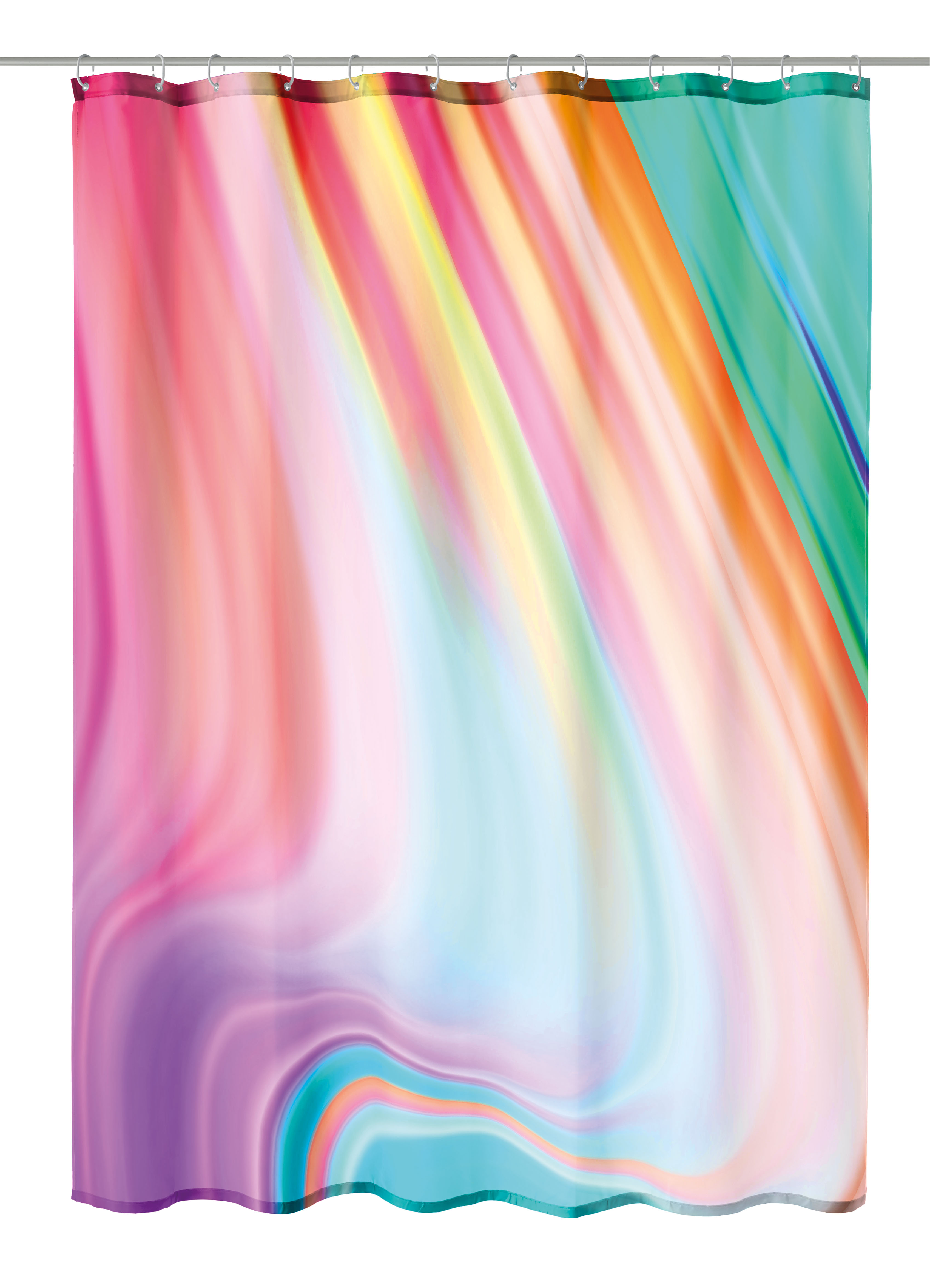 Duschvorhang TXT, Vibes Multicolor, 180x200 cm