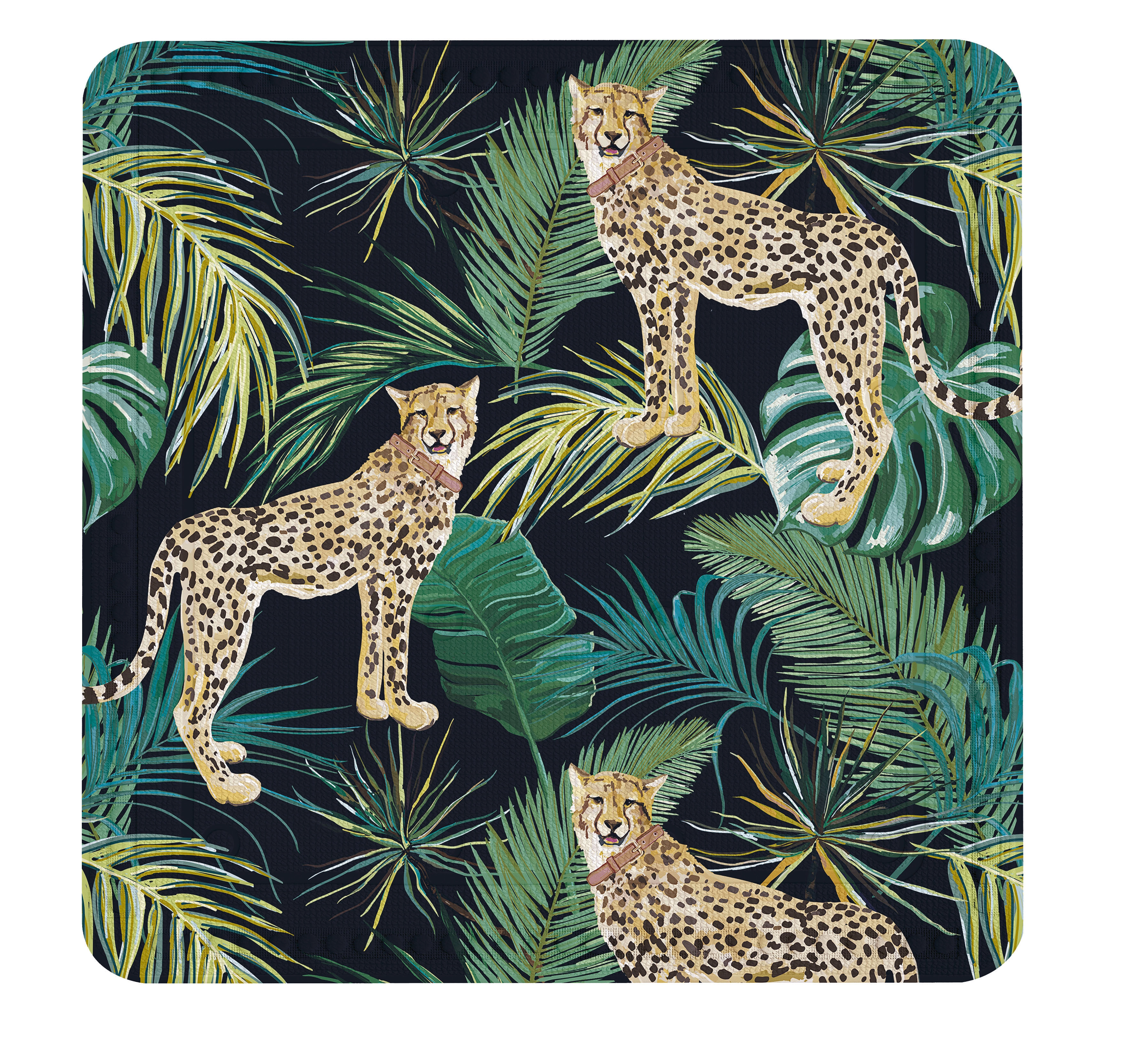 Duscheinlage Safari, Green, 55x55 cm