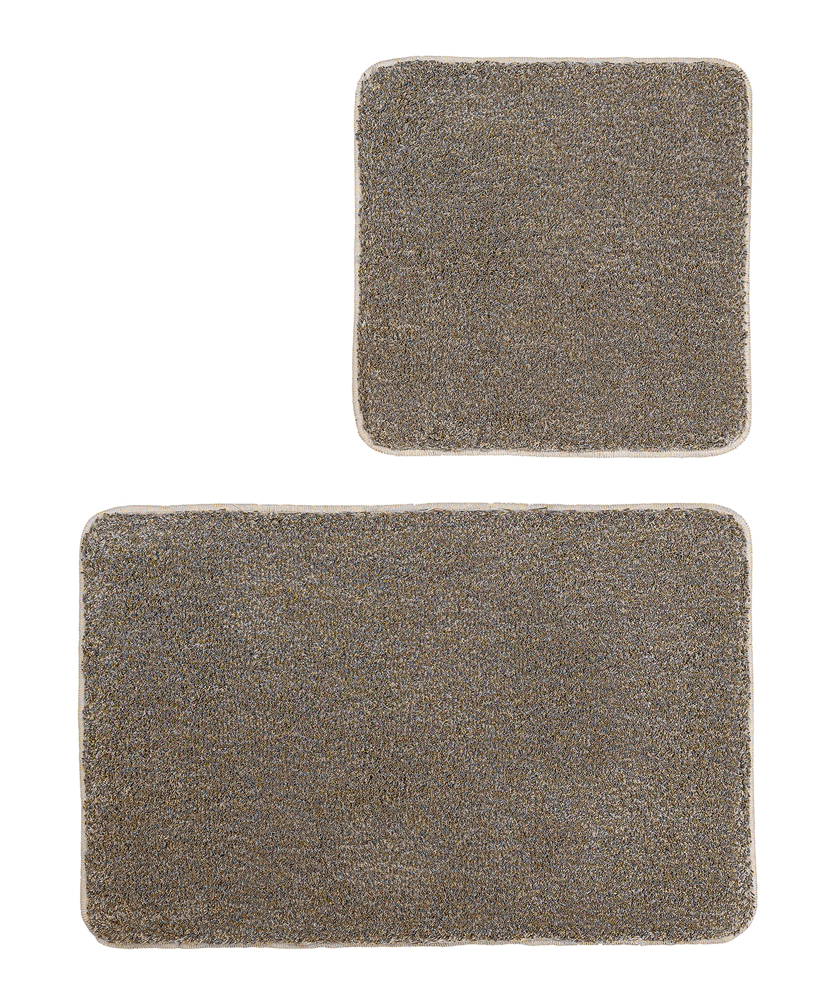 Badteppich-Set RELAX Taupe Set 2-teilig mit 50x50cm und 55x85cm Badteppich-Set RELAX Taupe Set 2-teilig mit 50x50cm und 55x85cm