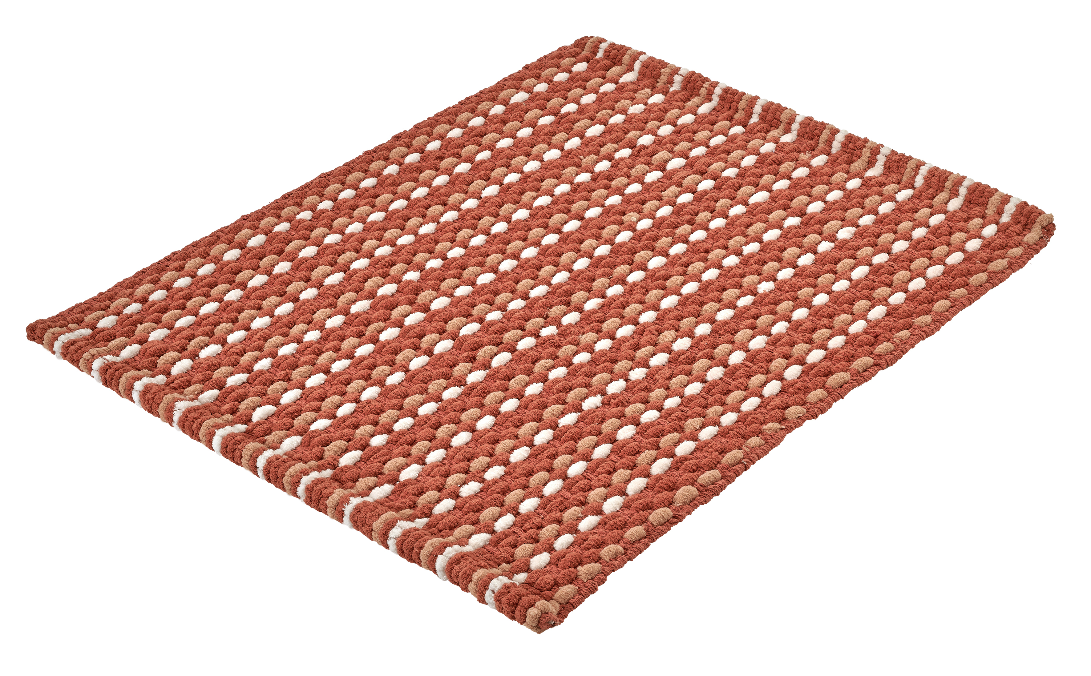 Badteppich, Loop Terracotta, 70x120 cm
