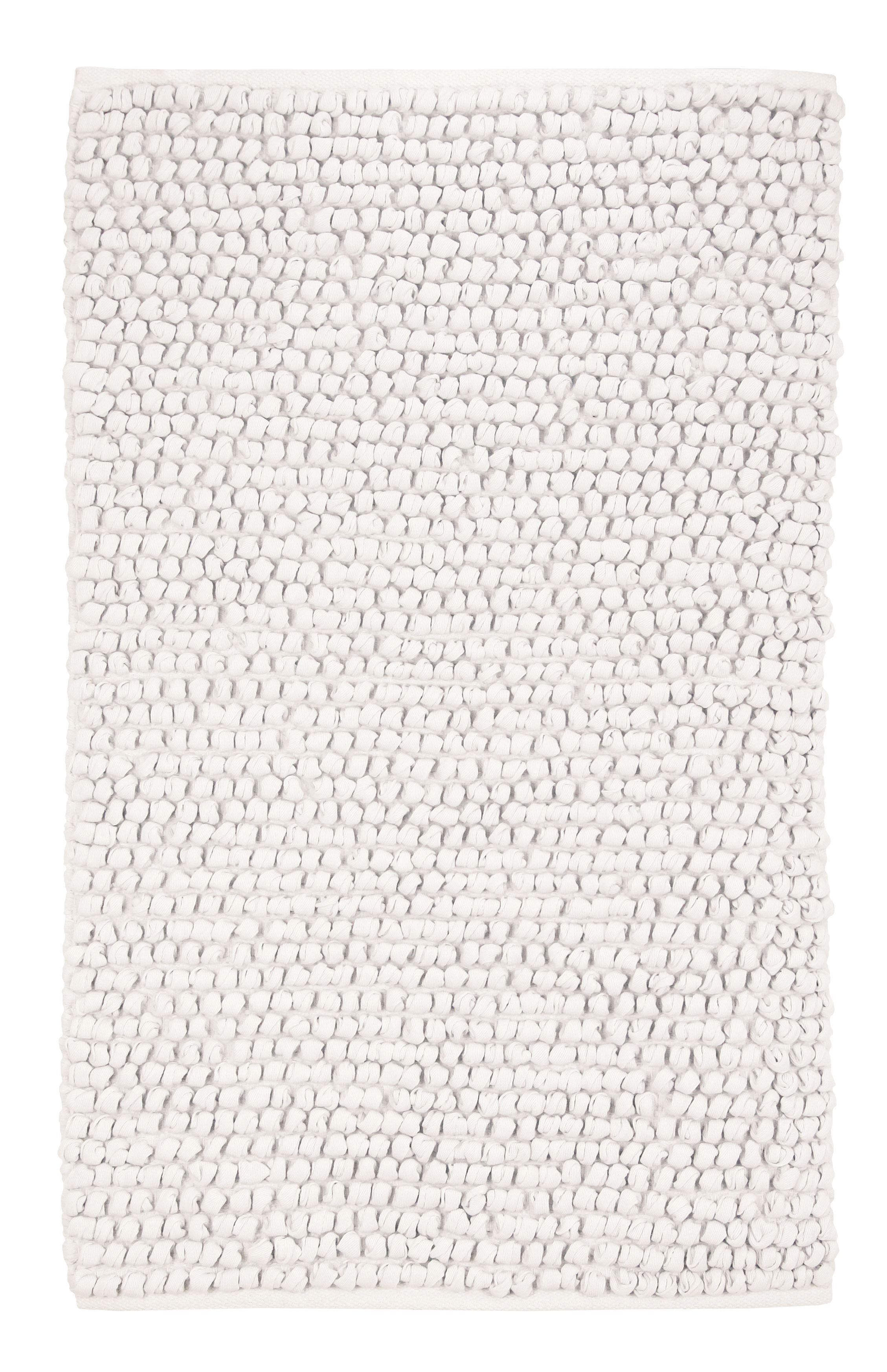Badteppich, Brava Polarweiß,  70x120 cm
