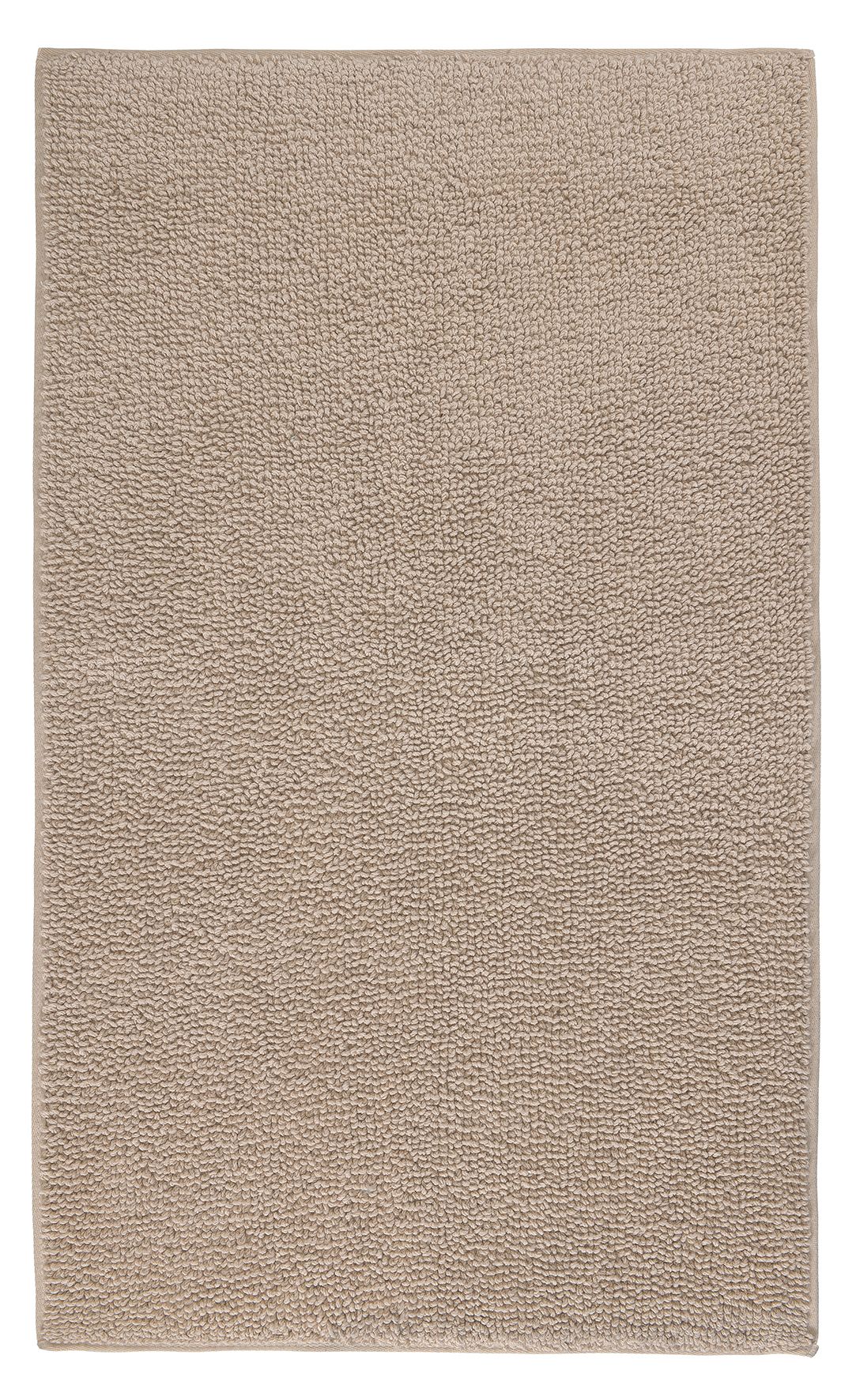 Badteppich CHRISSY Natur 65 x115 cm Beige Badematte mit weicher, strukturierter Oberfläche, ideal für ein gemütliches und stilvolles Badezimmer.