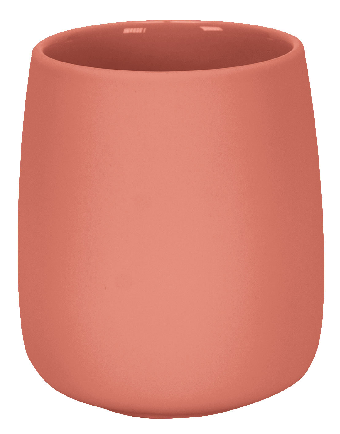 Zahnputzbecher ECLIPSE Terracotta Moderner, matt-rosafarbener Zahnputzbecher aus Keramik, schlichtes Design, ideal für stilvolle Badezimmer.
