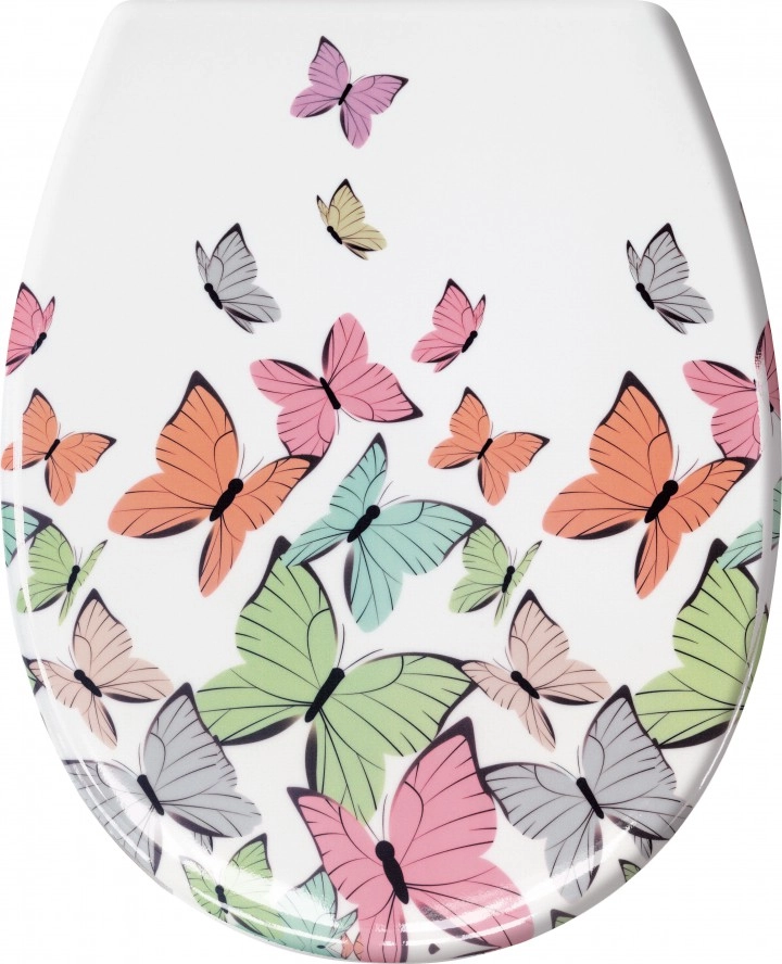 WC-Sitz, Butterflies Multicolor, 37x 45 cm