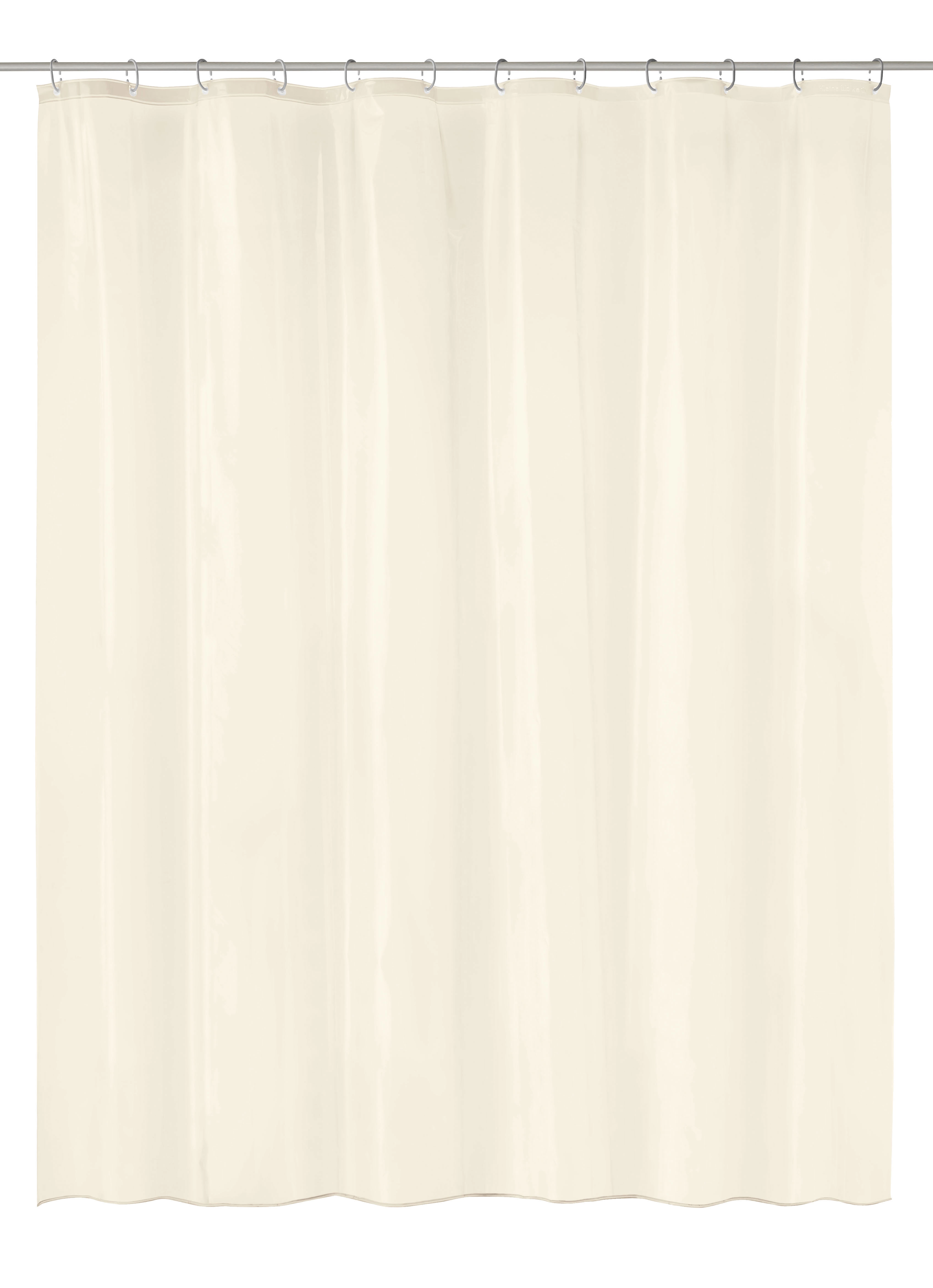 Duschvorhang EVA UNO Ecru 180 x 200 cm Duschvorhang in Cremefarbe, schlichtes Design, wasserabweisend, mit stabilen Ösen zur einfachen Befestigung.