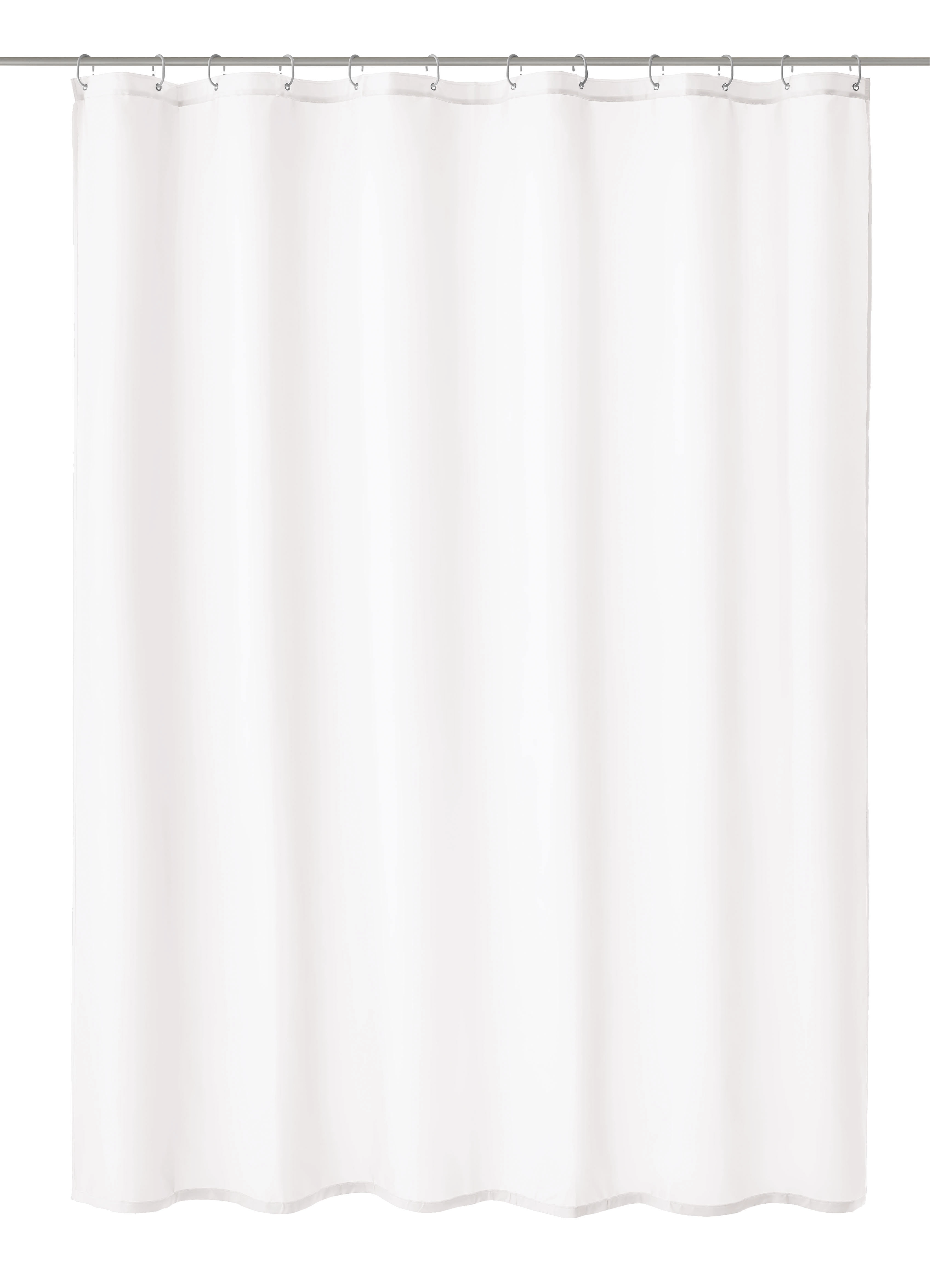 Duschvorhang TXT, Caravelle Weiß, 180x200 cm