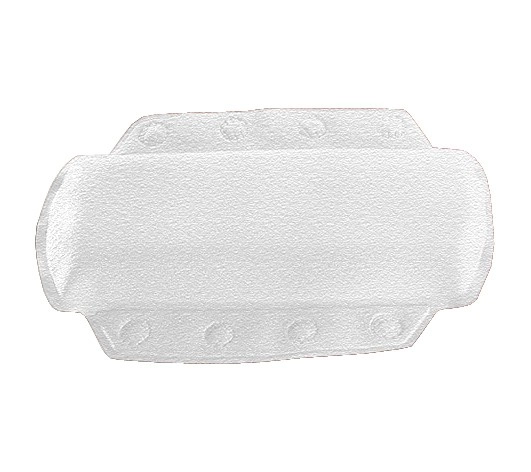 4004478687653 Weiße, rechteckige Badematte mit rutschfester Oberfläche und abgerundeten Ecken. Ideal für sicheren Halt in der Dusche.