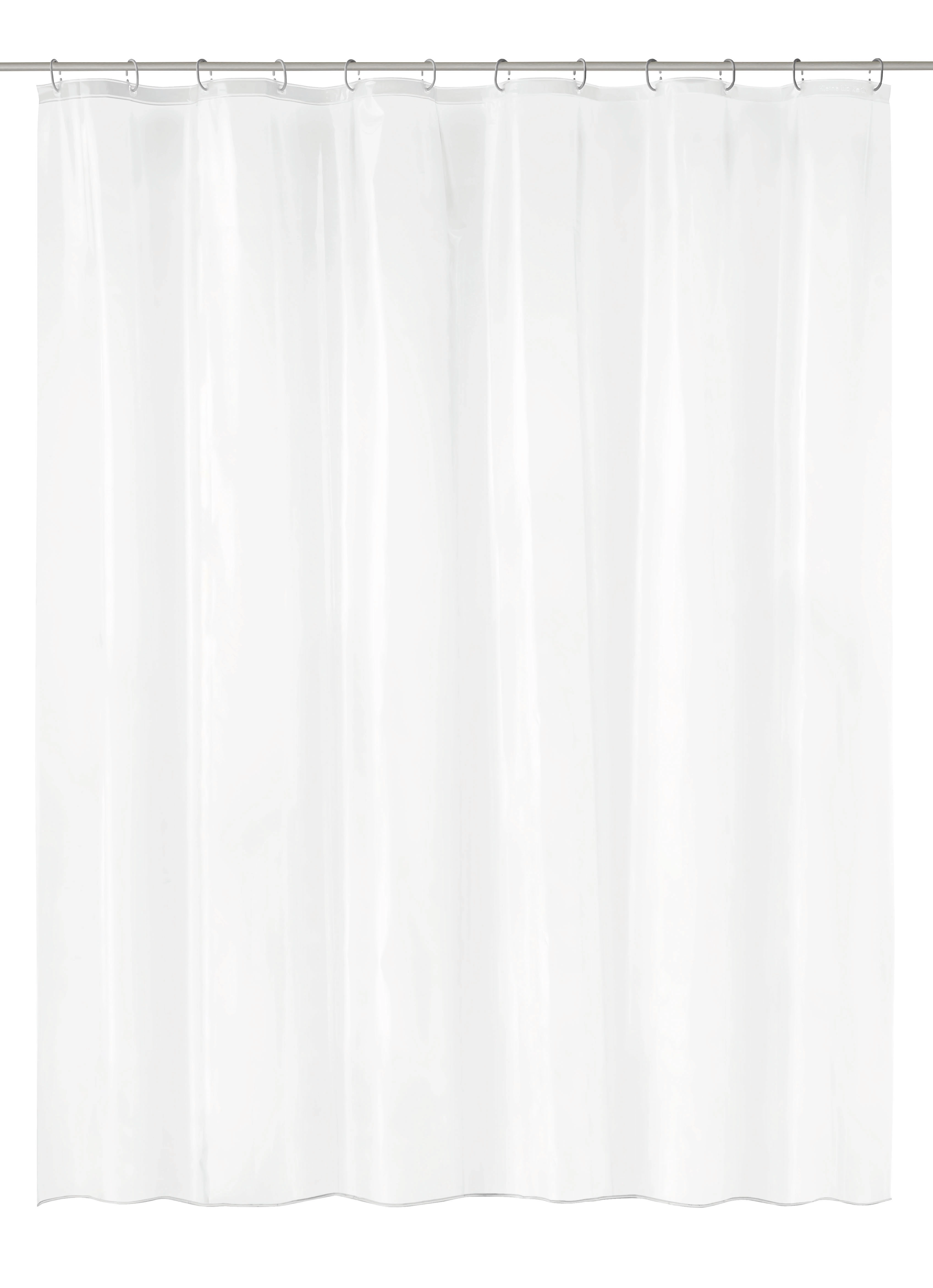 Duschvorhang PEVA, Sparkle Weiß, 180x200 cm