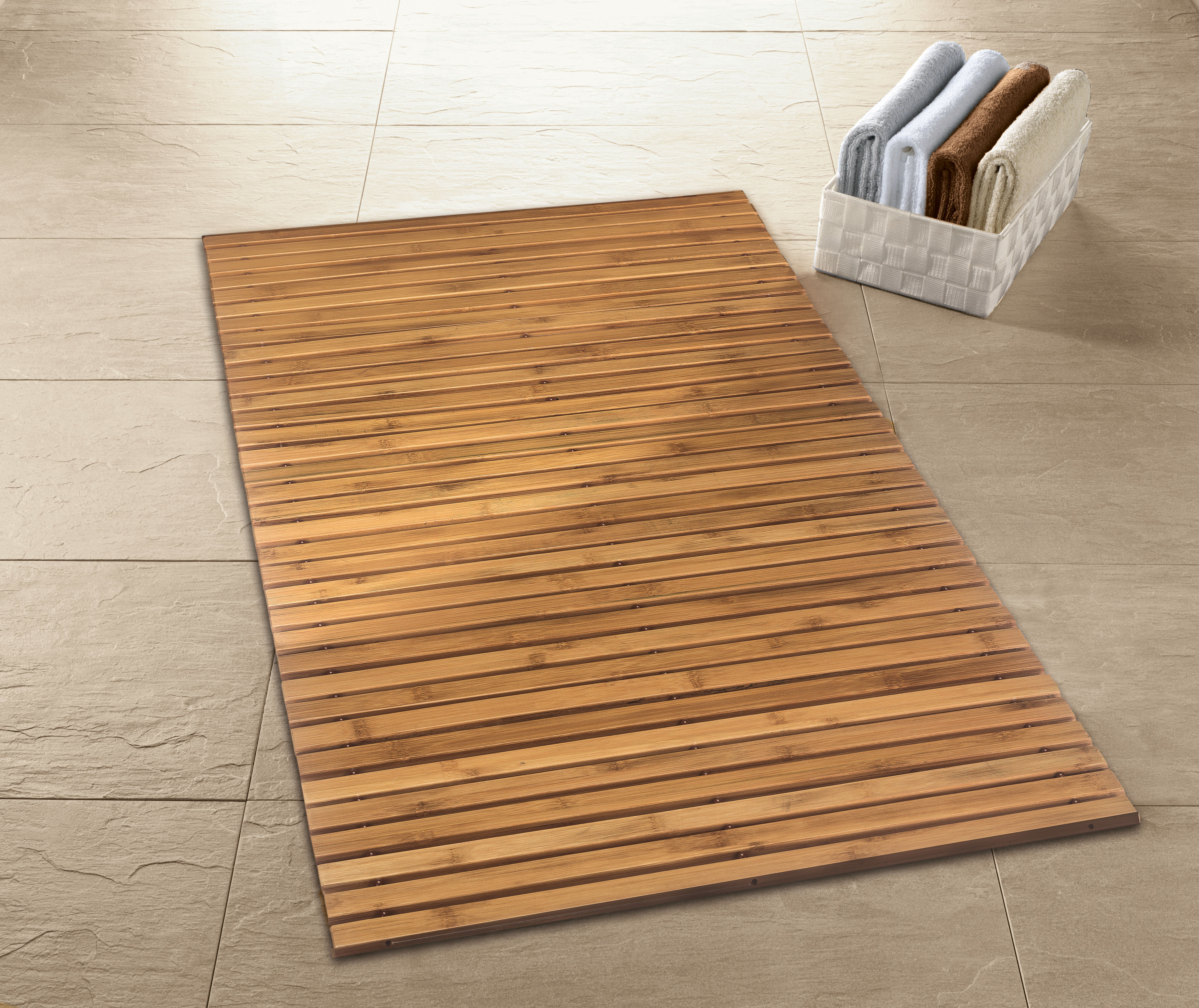 Holzmatte Level, Natur, 50x80 cm