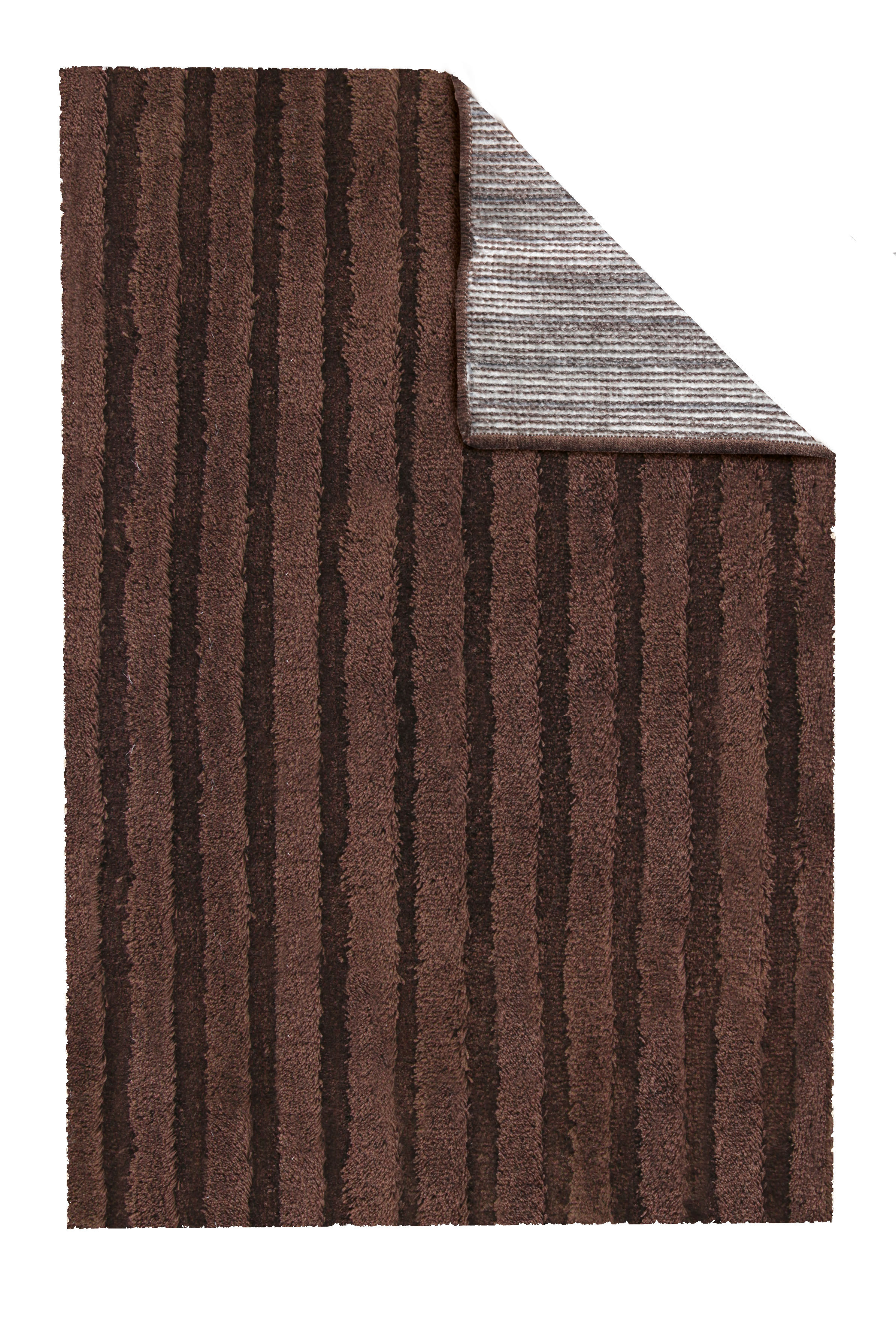 Badteppich, Cord Nussbraun, 70x120 cm