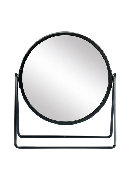 Kosmetikspiegel, Globe Mirror Schwarz, Spiegel