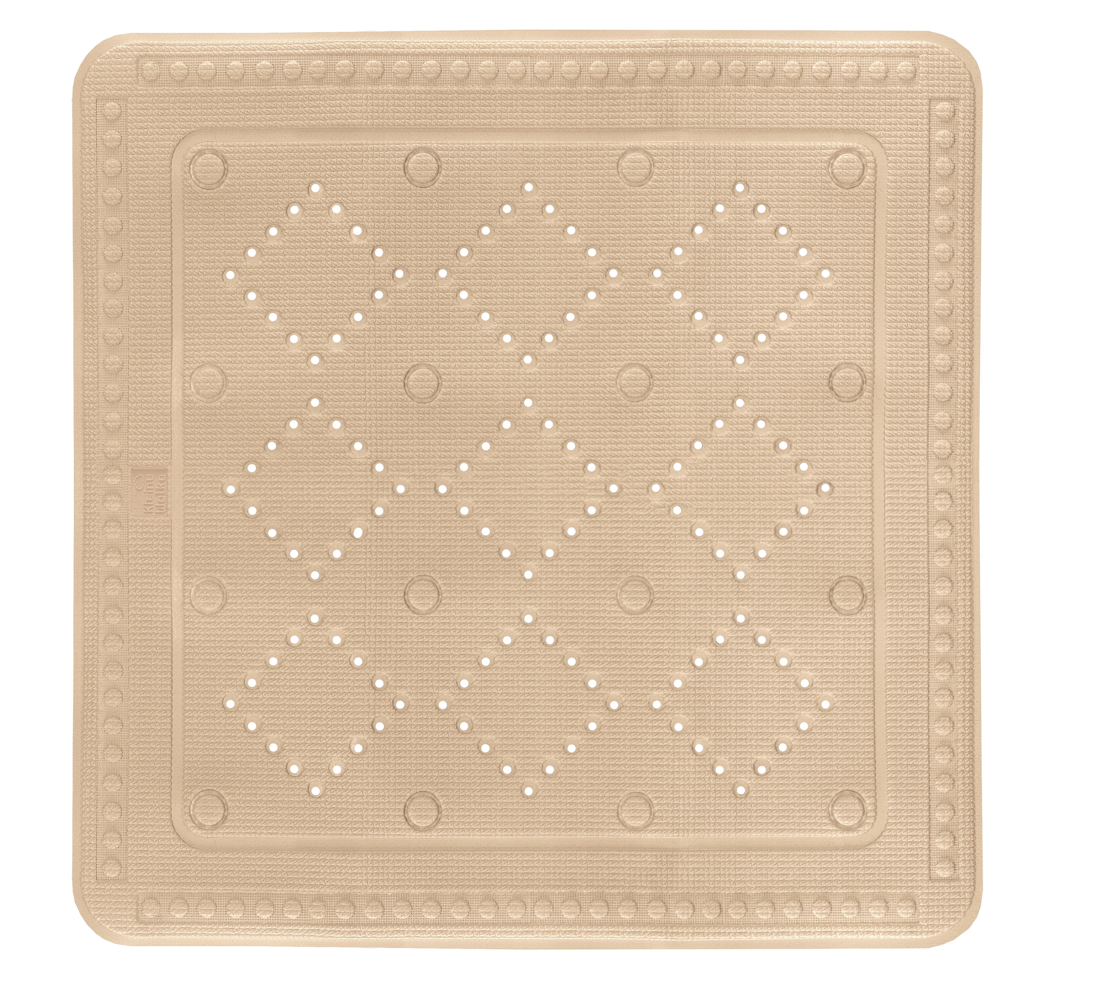 Duscheinlage AROSA Beige 55 x 55 cm Beige Badematte mit rutschfester Oberfläche und stilvollem, geometrischem Muster. Ideal für Badezimmer und Duschen.