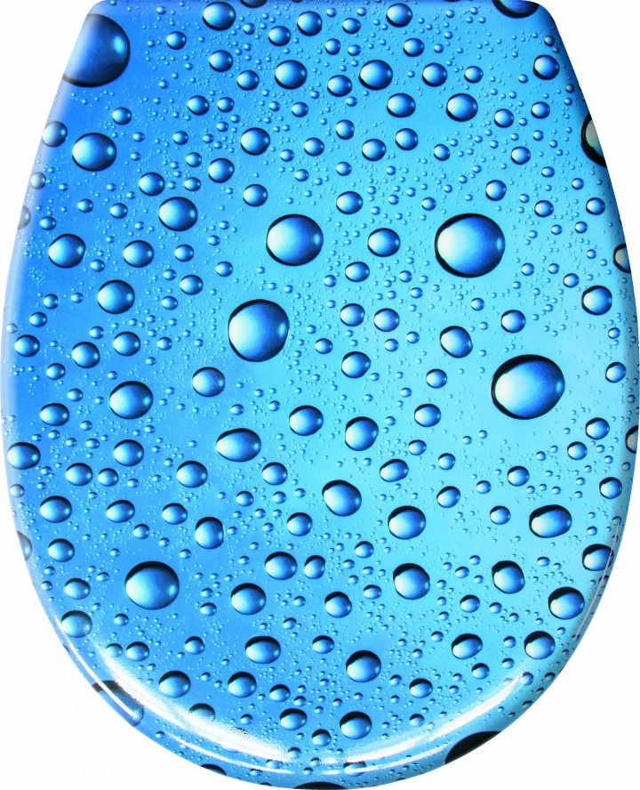 WC-Sitz, Bubble Marineblau, 37x 45 cm