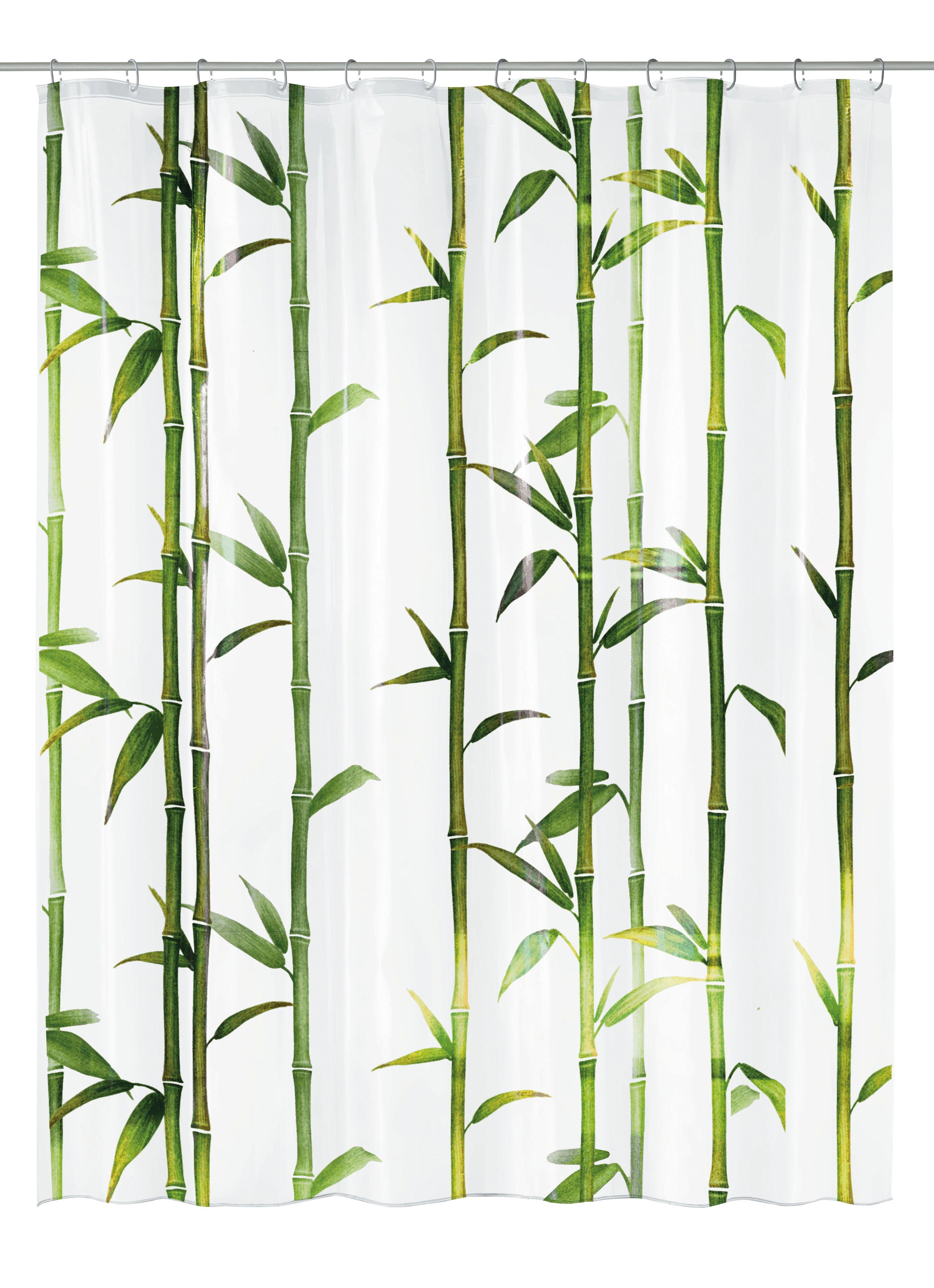 Duschvorhang PEVA, Bambú Maigrün, 180x200 cm