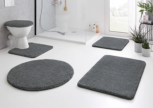 Kleine Wolke - Le tapis WC suspendu, 55x65 cm - crème chiné