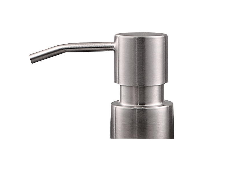 Ersatz-Spenderpumpe ALITA Chromfarben Seifenspender aus Edelstahl, modernes Design, ideal für Badezimmer und Küchen.