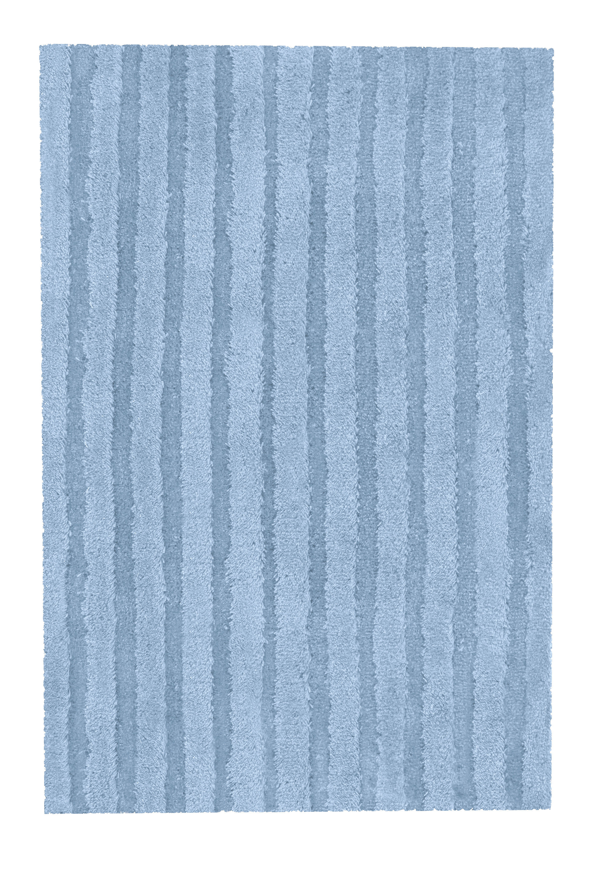 Badteppich, Cord Stahlblau, 60x100 cm
