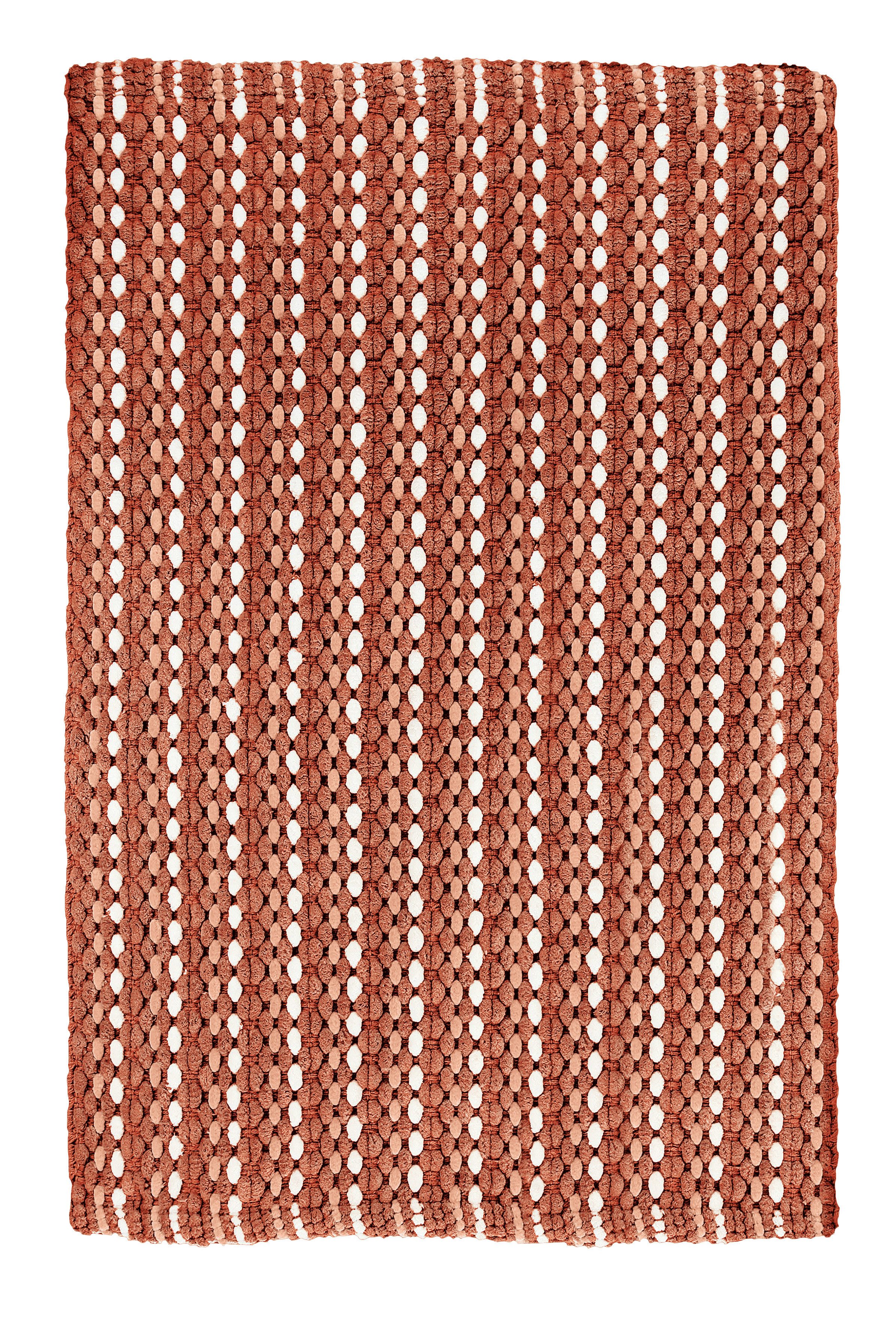 Badteppich, Loop Terracotta, 55x 65 cm