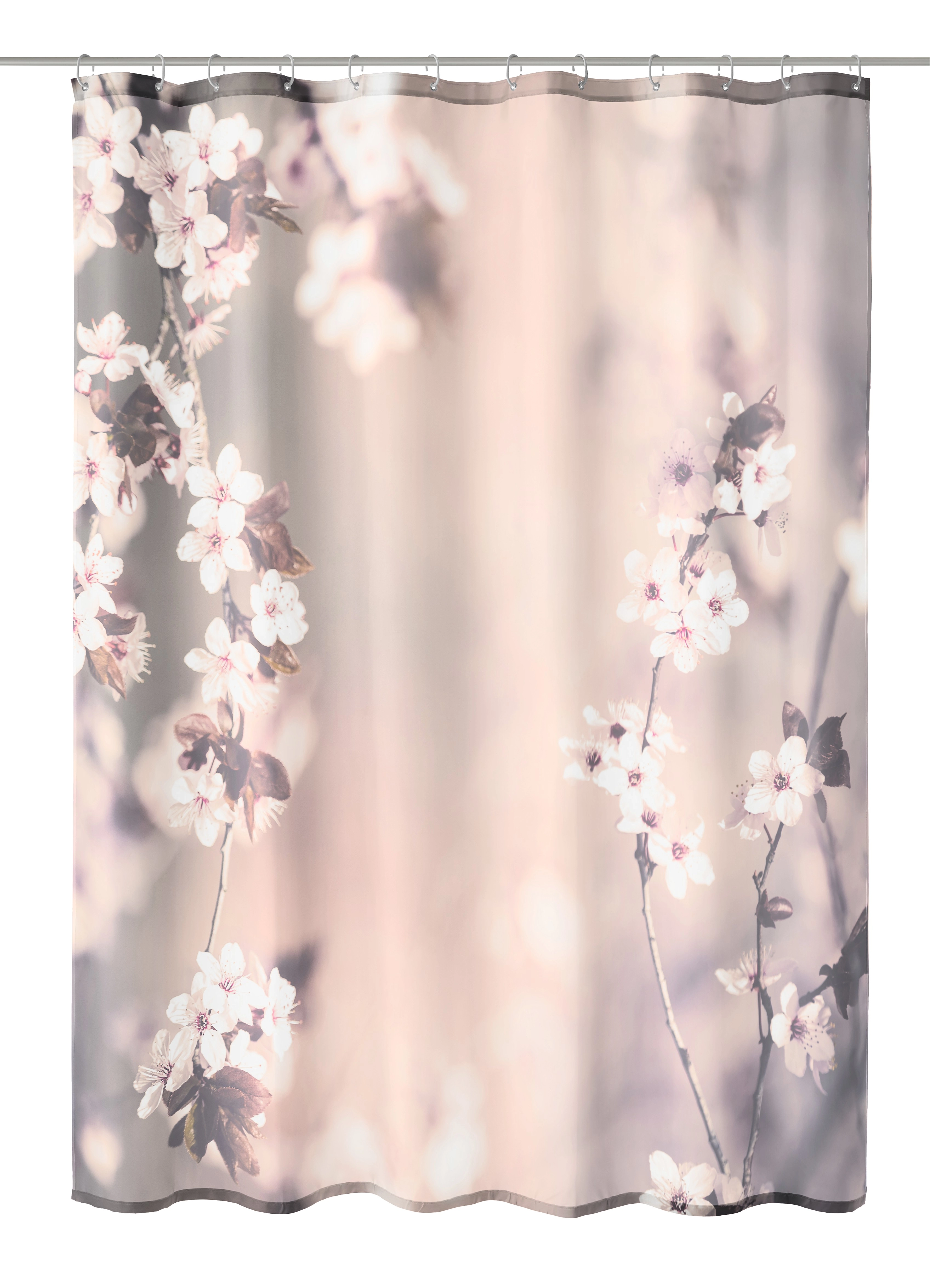 Duschvorhang Blossom, Nelke, 180x200 cm