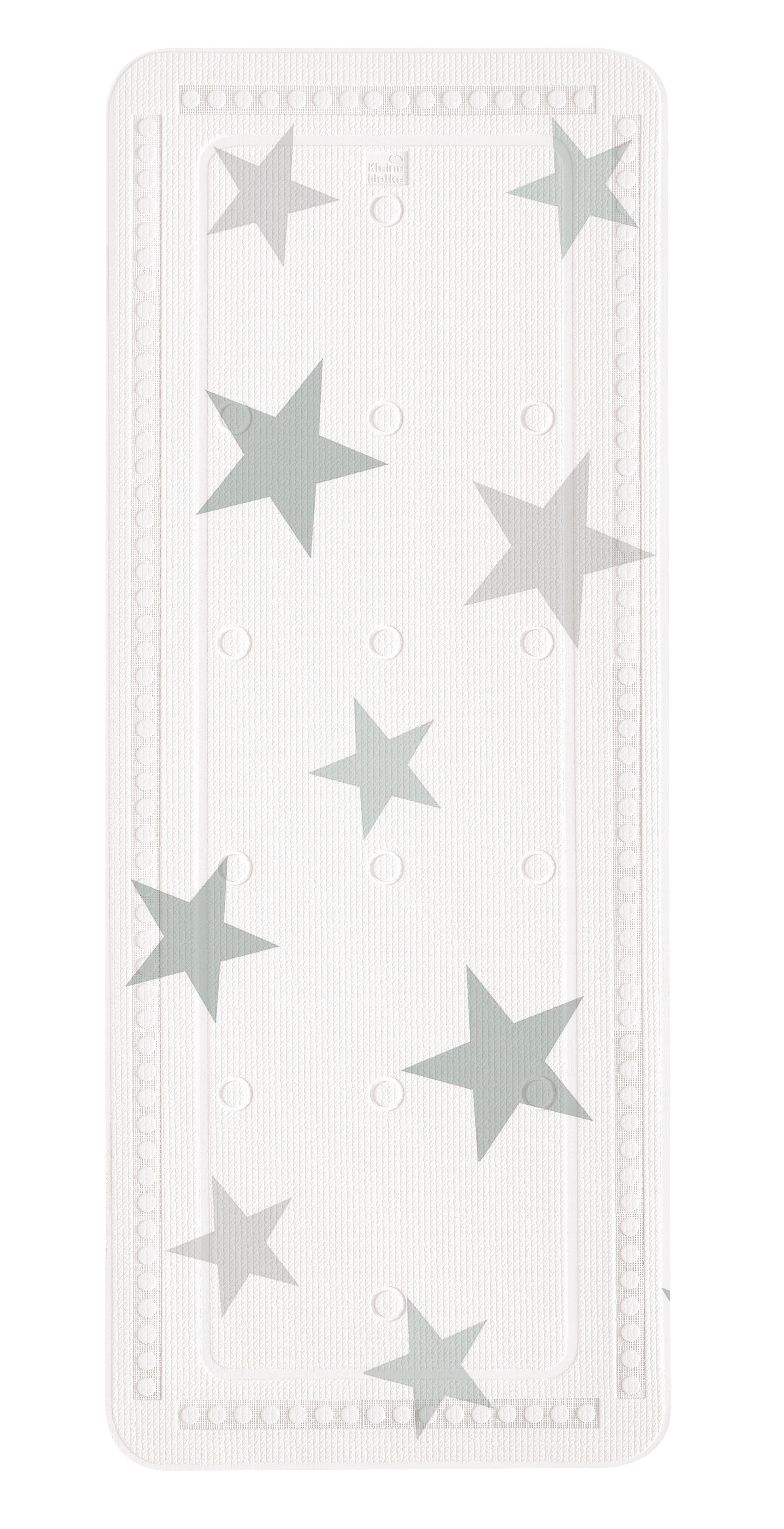 Duscheinlage, Stars Silbergrau, 55x 55 cm