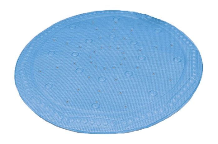 Duscheinlage, Arosa Blau, 55 cm rund