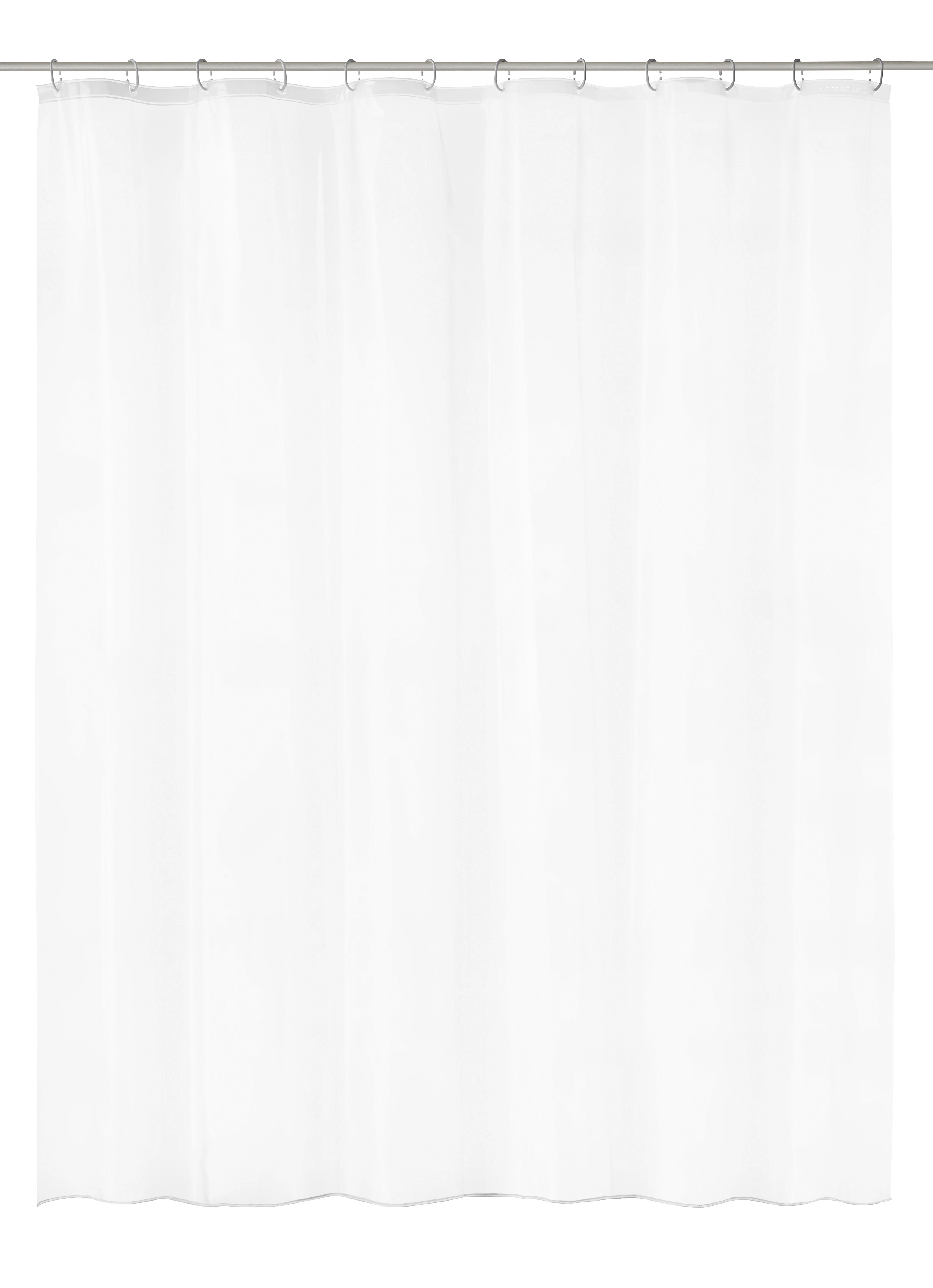 Duschvorhang PVC, Phönix Weiß, 180x200 cm